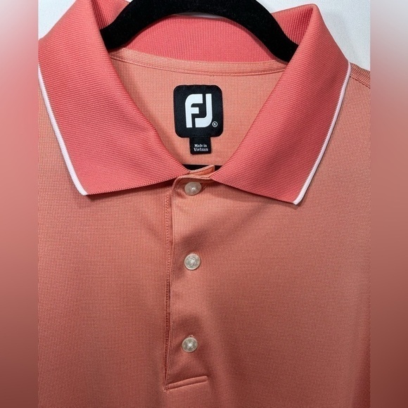 Footjoy Shirt Mens Extra Large Polo Classic Short Sleeve Golf Performance Active - Picture 2 of 6